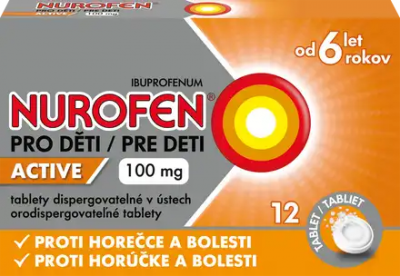 Nurofen pro děti Active 100mg por.tbl.dis.12