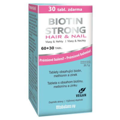 Biotin Strong Hair&Nail tbl.60+30