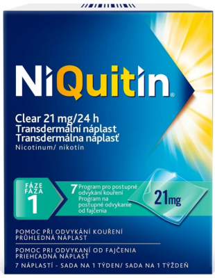 Niquitin Clear 21mg/24h tdr.emp.7