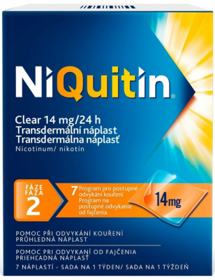 NiQuitin Clear 14mg/24h tdr.emp.7 II