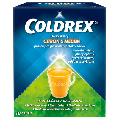 Coldrex Horký nápoj Citr.med 750/10/60mg scc.10 II