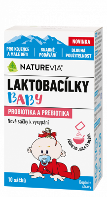 NatureVia Laktobacílky baby 10 sáčků