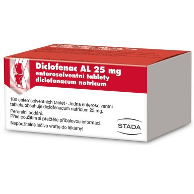 Diclofenac AL 25mg tbl.ent.100