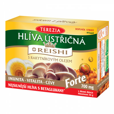 TEREZIA Hlíva ústřičná+REISHI Forte cps.60