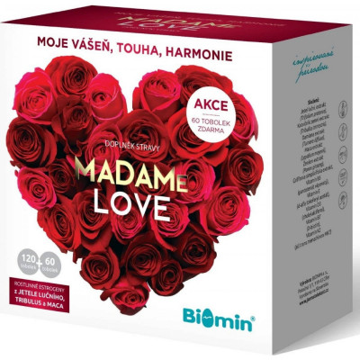 Biomin MADAMe LOVE tob.120+60 ZDARMA