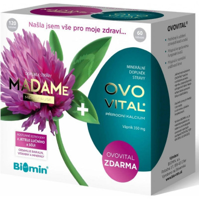 Biomin MADAMe Menopause tob.120+OVOVITAL tob.60