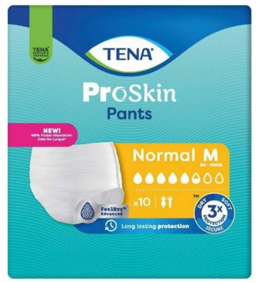 TENA Proskin Pants Normal M ink.kalh.10ks 791512