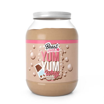 BeastPink Yum Yum Whey chocolate hazelnut 1000g