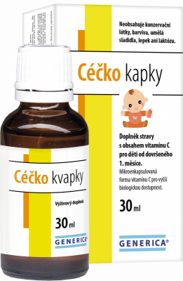 Céčko kapky děti od 1m+ 30ml Generica