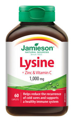 JAMIESON Lysin 1000mg se zinkem a vit.C tbl.60