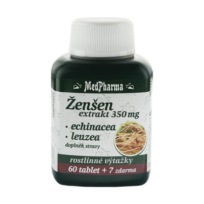 MedPharma Žen-šen+echinacea+leuzea cps.67