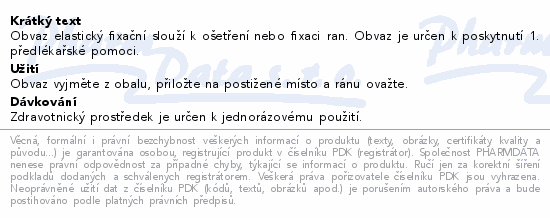 Obin.fixační elastické 6cmx4m Steriwund