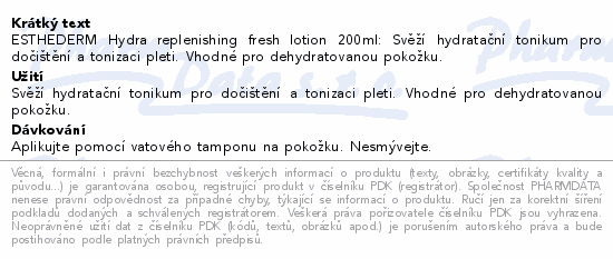 INSTITUT ESTHEDERM OSMOCLEAN Hydratační čisticí tonikum 200 ml