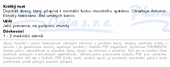 SAMBUCOL Pro Děti + vitamin C medvídci 60ks