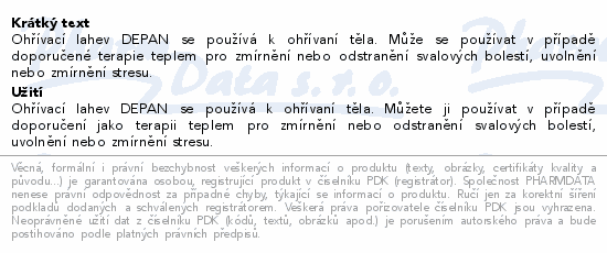 DEPAN termofor s pleteným obalem 2l- Muffin