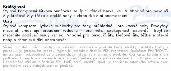 JOBST UltraSheer I.KT punč.lýtk.+šp.vel.V tělové