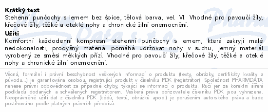 JOBST Opaque II.KT punč.steh.bez šp.+lem v.VI těl.