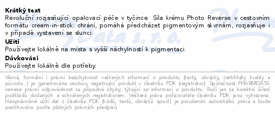 INSTITUT ESTHEDERM PHOTO REVERSE Ochranná péče proti pigmentovým skvrnám pro lokální použití SPF 50+ 10 g