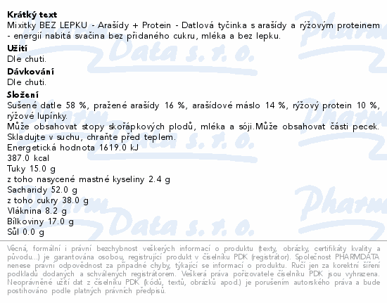 Mixit Mixitka Arašídy + Protein 46g