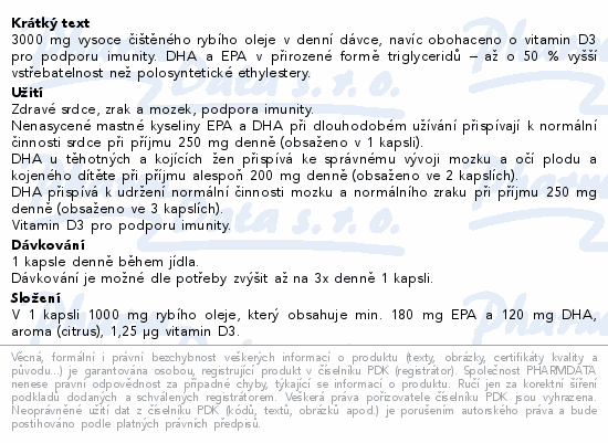 GS Omega 3 citrus cps.100+70 dárek 2023