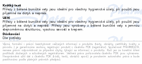 B-CELL vata buničitá přířez 10x10cm 1kg